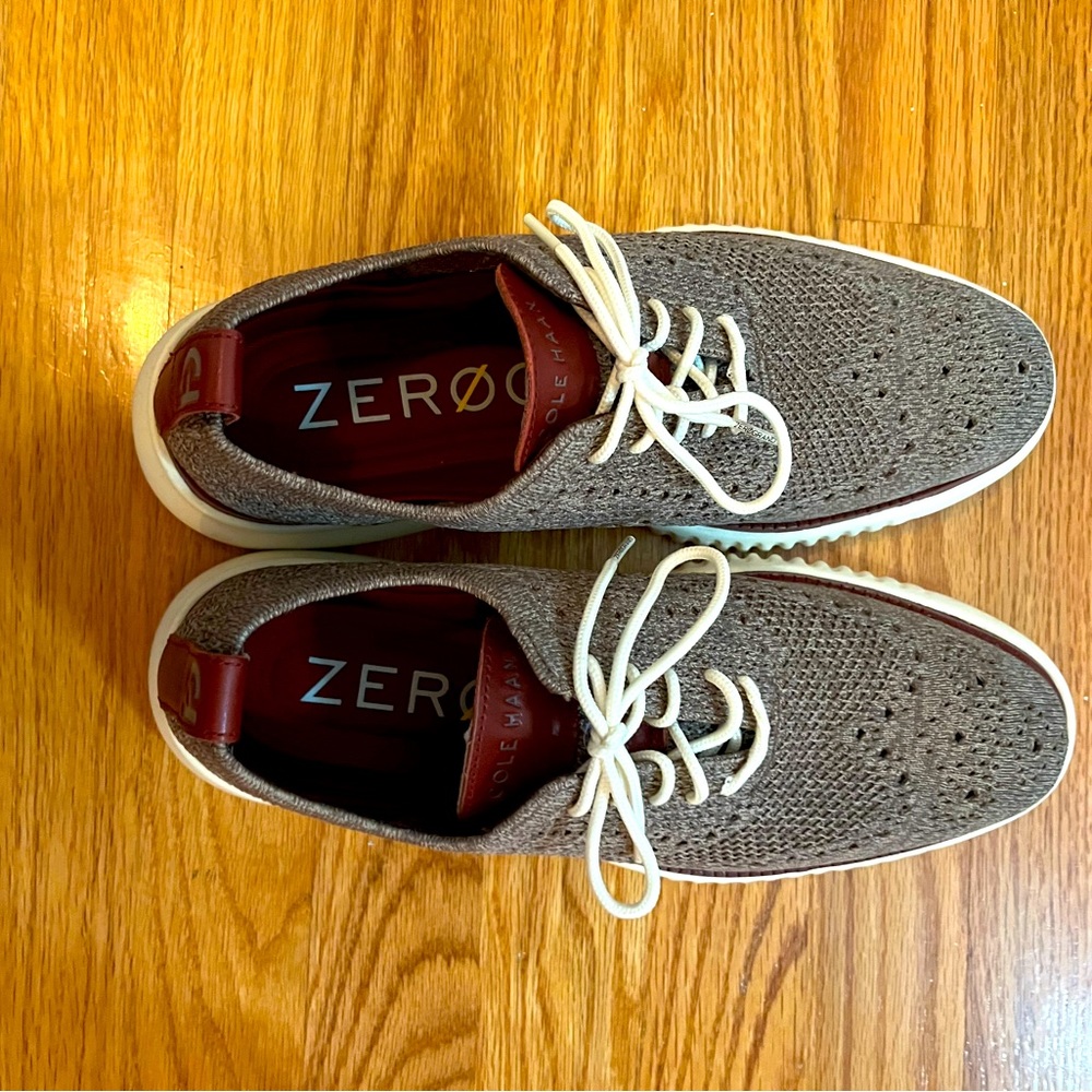 Cole Haan Zerogrand Stitchlite - Truffle/White 8.5
